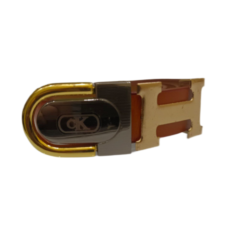 Belt made of combination leather