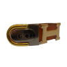 Belt made of combination leather
