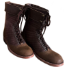 Calfskin boots